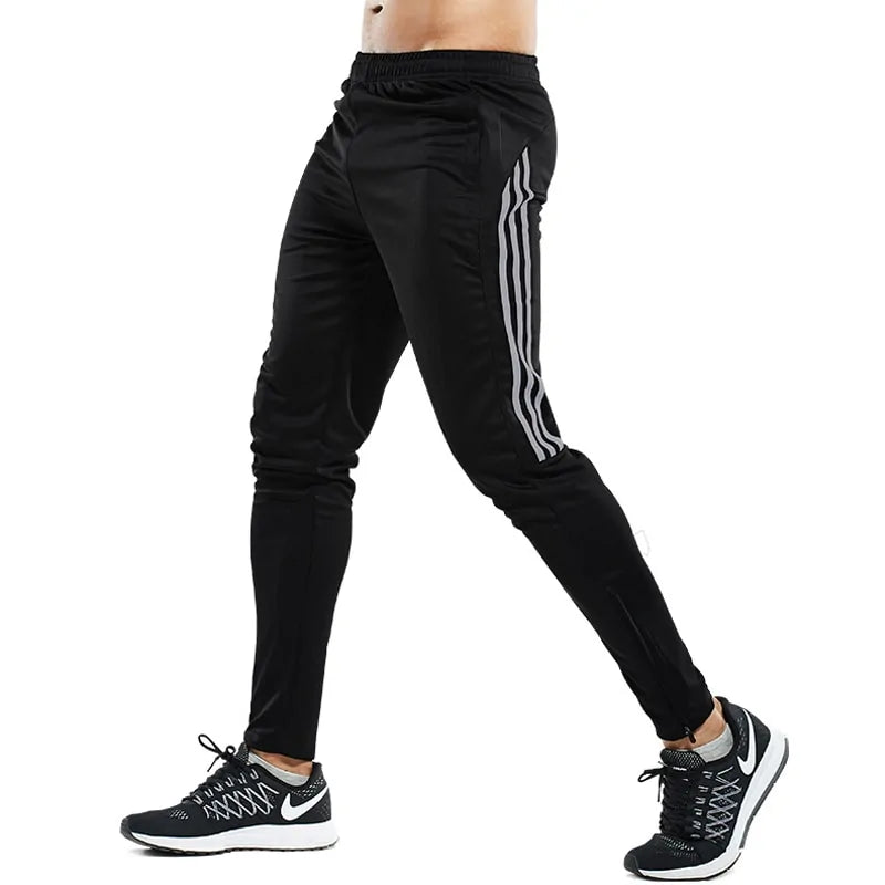 Men's Zipper Gym Fitness Sweatpants: Bodybuilding Joggers