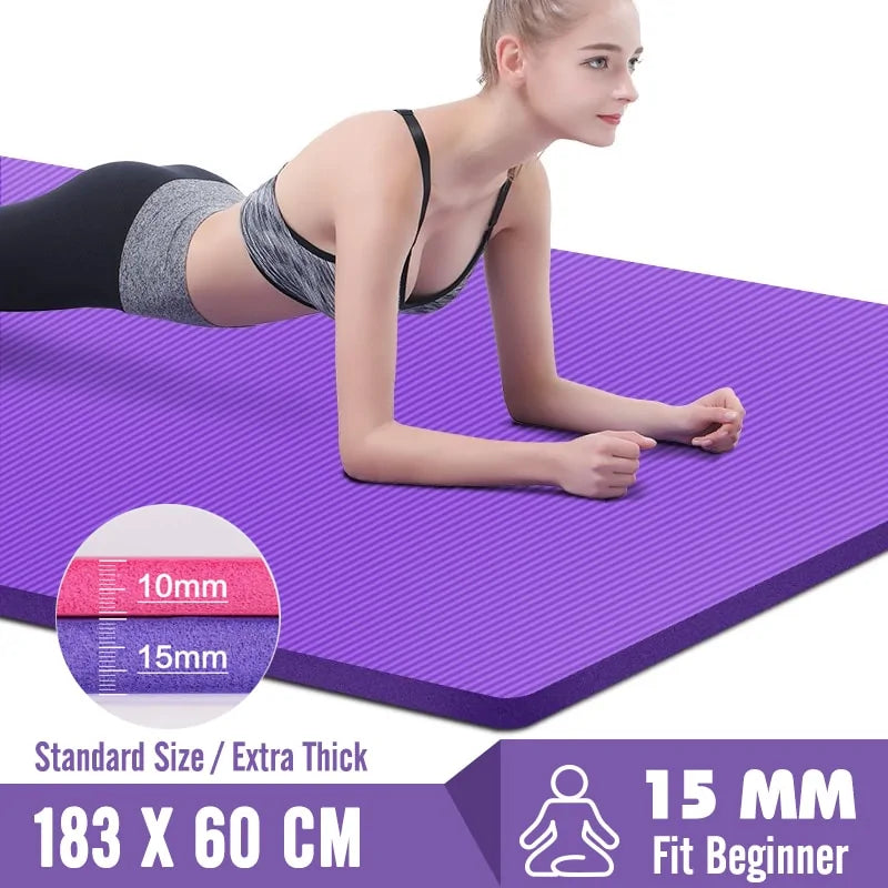 Non-Slip Fitness Mat Gym